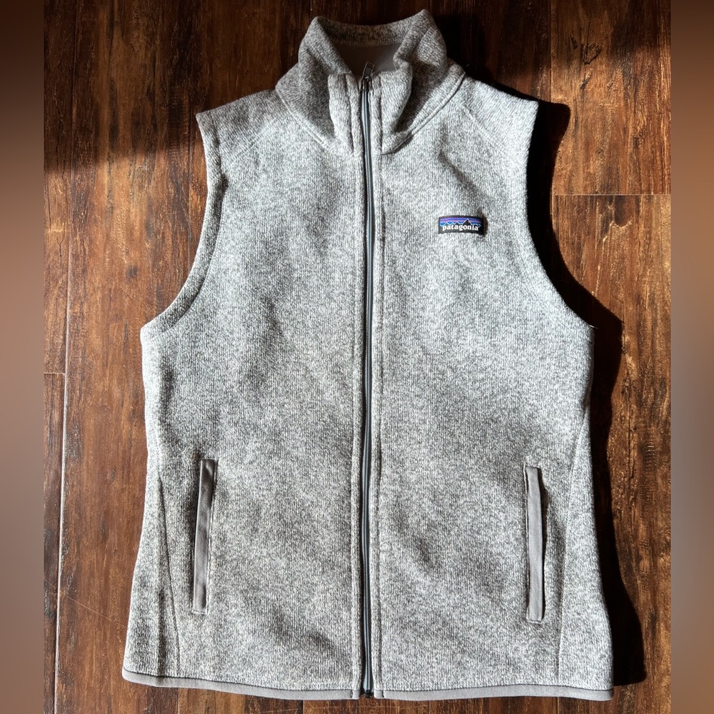 Grey Patagonia vest. Size medium